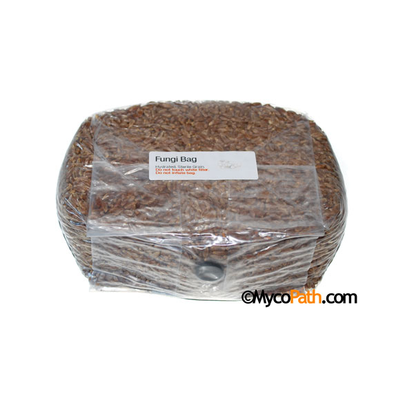 Sterilized Rye Fungi Bag, 2lb - Click Image to Close