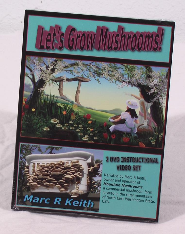 Lets Grow Mushrooms! 2 DVD Set, 3rd Edition