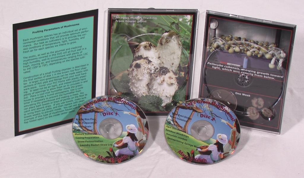 Lets Grow Mushrooms! 2 DVD Set, 3rd Edition